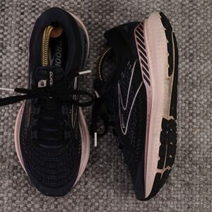Brooks Glycerin GTS 19 Womens Running Shoes Navy Rose Gold 1203441B074 Size 8